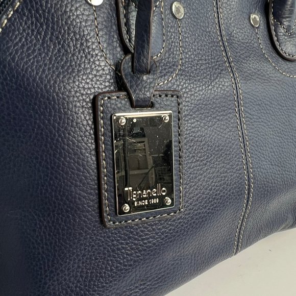 Tignanello Blue Leather Small Handbag - Picture 4 of 15